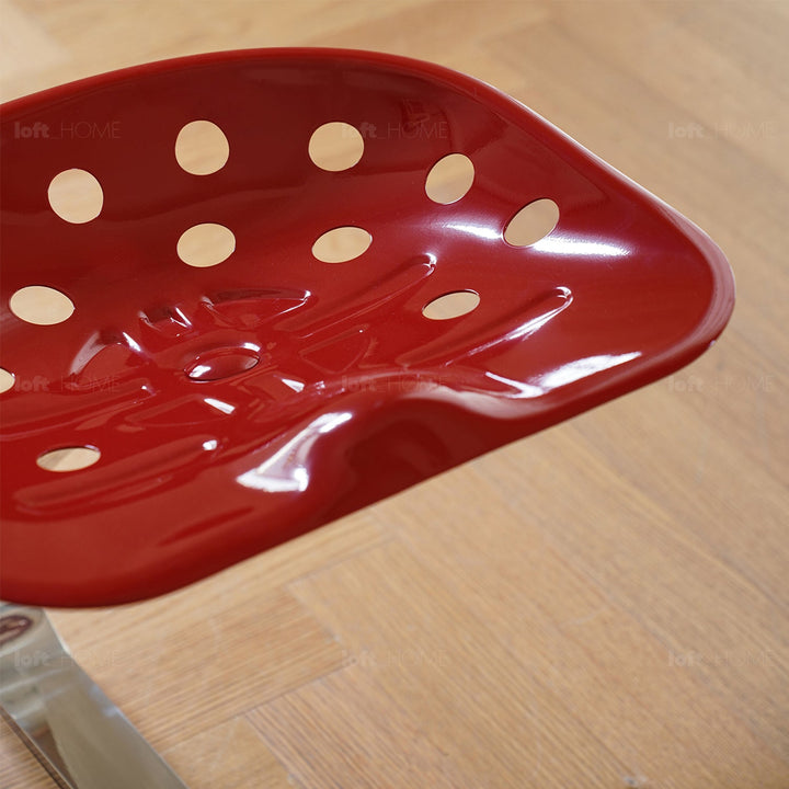 Bauhaus steel stool mezzadro environmental situation.