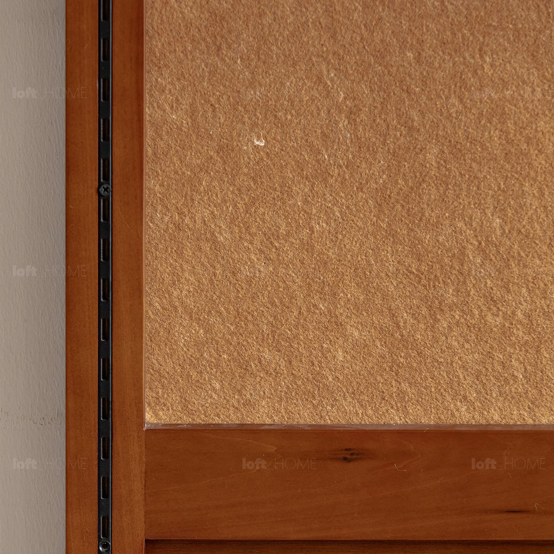 Vintage boxwood modular hanging wall shelf system muse detail 5.