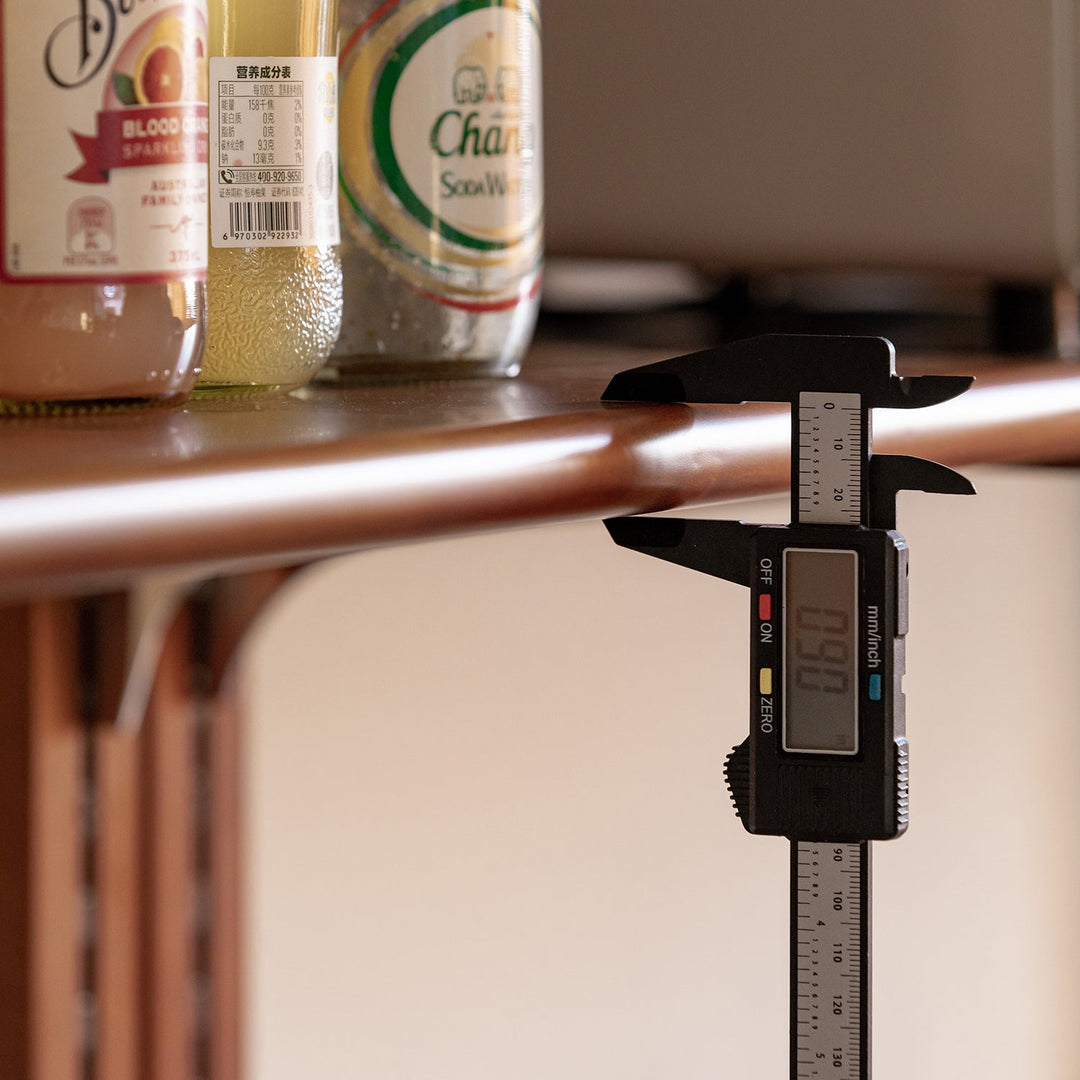 Vintage boxwood modular hanging wall shelf system muse detail 7.