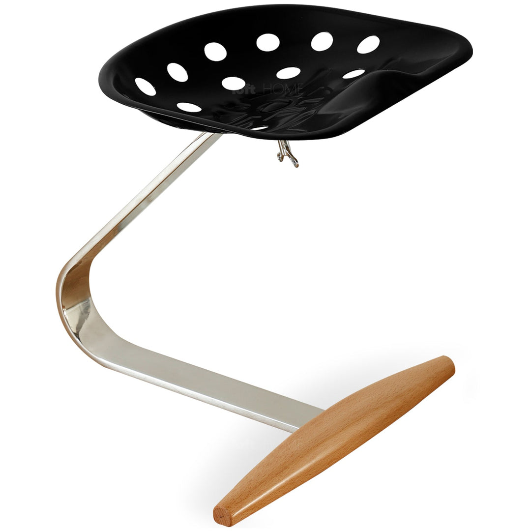 Industrial Steel Stool MEZZADRO