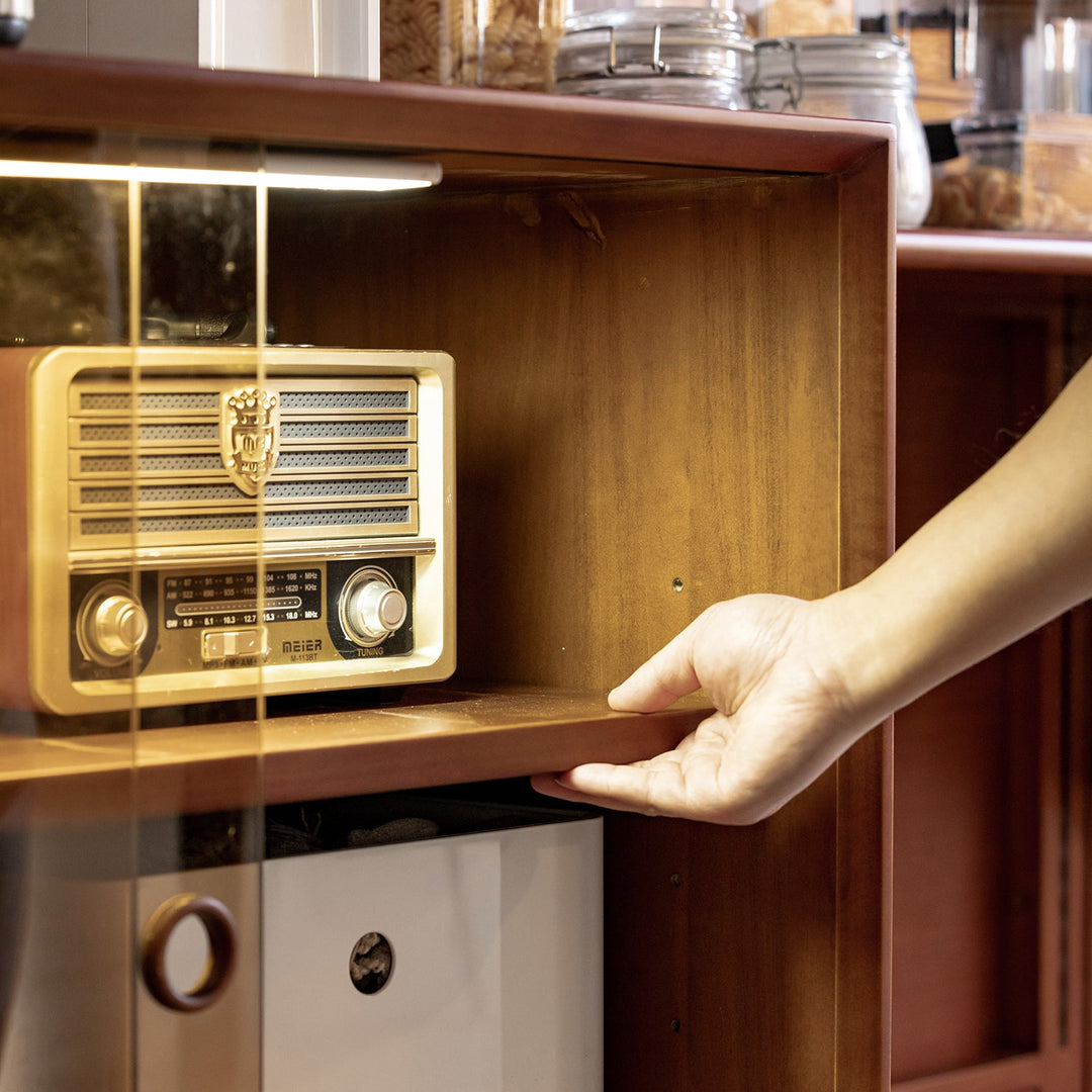 Vintage Boxwood Modular Hanging Wall Shelf System MUSE STUDY