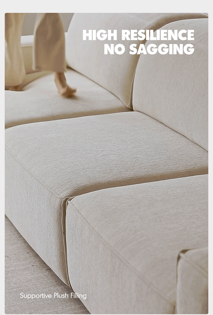 Minimalist Chenille Velvet Fabric Electric Recliner 4 Seater Sofa Bed STRING