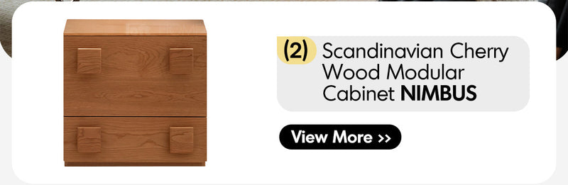 Scandinavian Oak Wood Side Table SUGAR More Details and Instruction_6