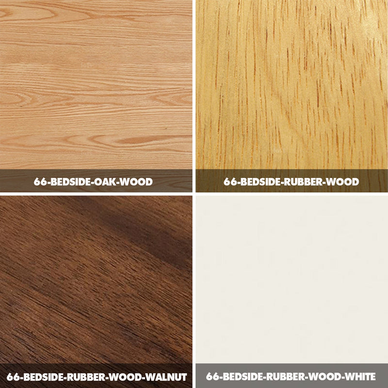 Scandinavian Wood Side Table BESIDE Color Swatches