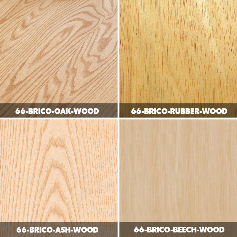 Scandinavian Wood Dining Bench BRICO Color Swatches