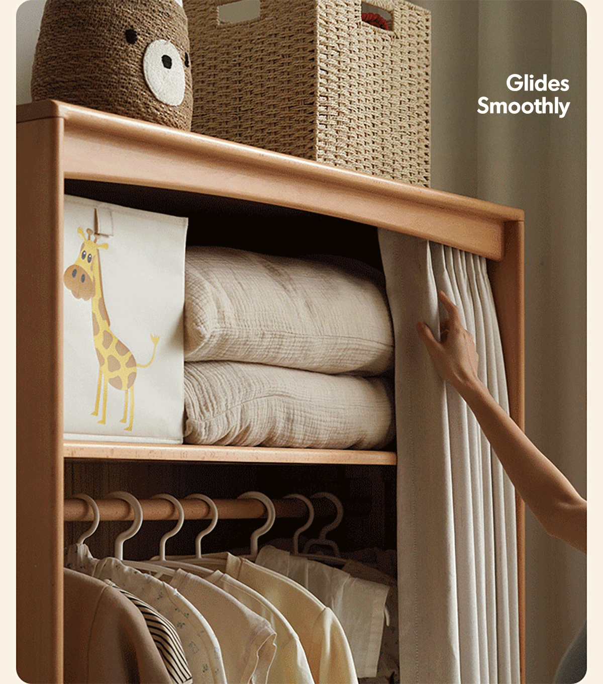Scandinavian Beech Wood Wardrobe PEBLO More Details and Instruction_4