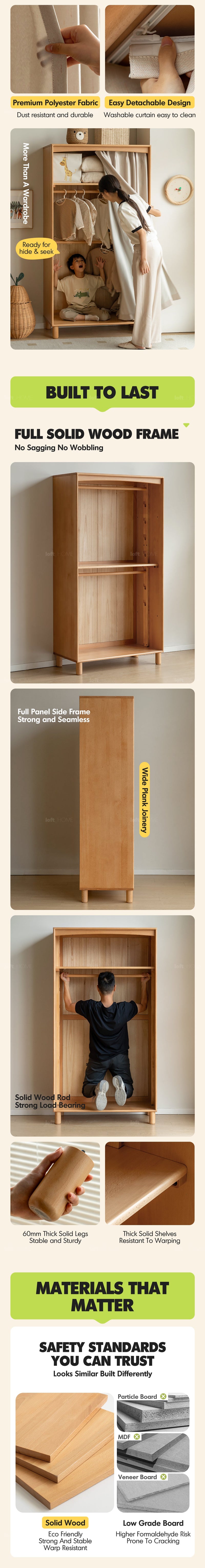 Scandinavian Beech Wood Wardrobe PEBLO More Details and Instruction_5