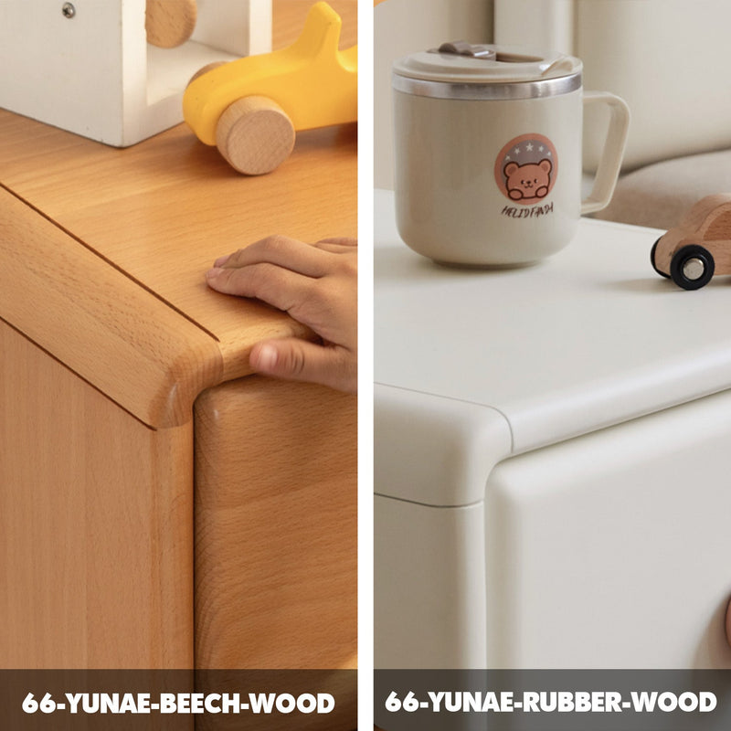 more color details of Scandinavian Wood Kids Side Table YUNAE