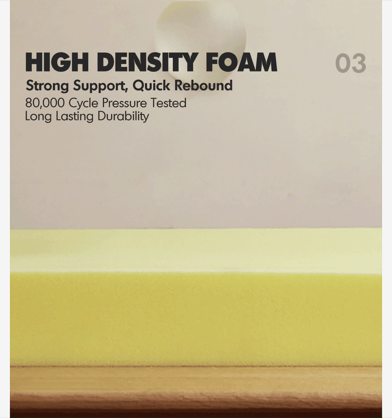 more product details and feature of Minimalist Chenille Velvet Fabric 3 Seater Sofa TUFTY TIME