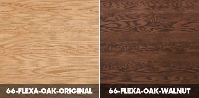 more color details of Scandinavian Oak Wood Sintered Stone Extendable Island Dining Table With Cabinet FLEXA