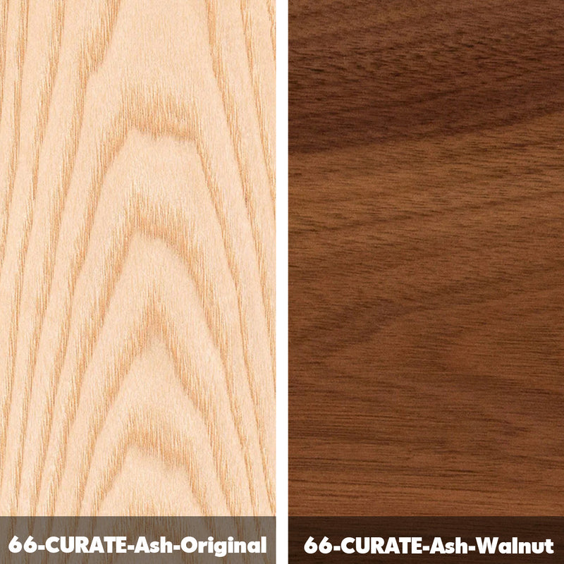 Scandinavian Ash Wood TV Console CURATE Color Swatches
