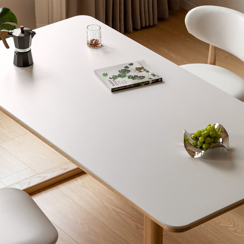 more color details of Scandinavian Oak Wood Sintered Stone Dining Table ANCHOR