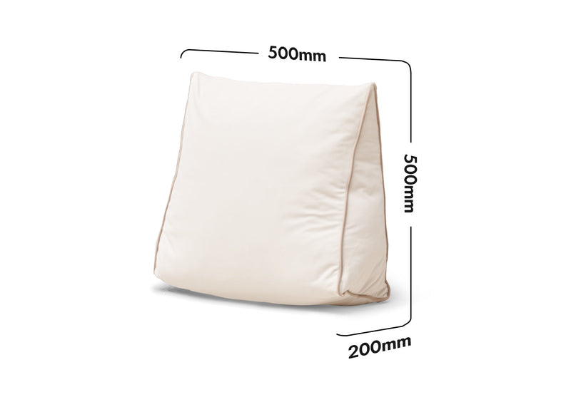 dimension detail diagram of Modern Cat Scratch Resistant Fabric Triangle Rest Pillow YOU