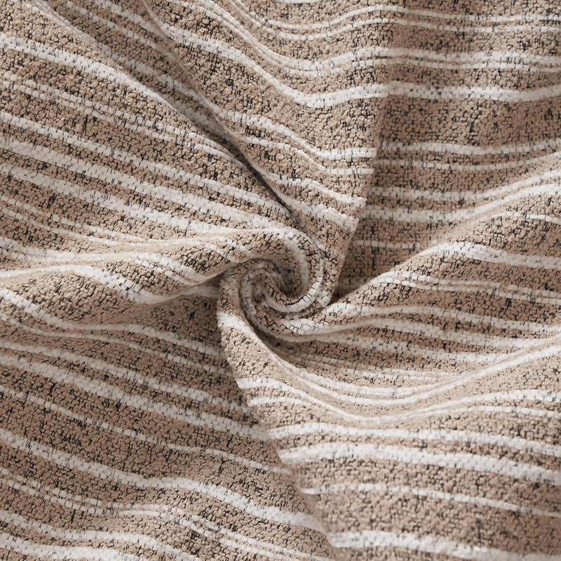 more color details of Cream Chenille Velvet Fabric Ottoman STRIPE