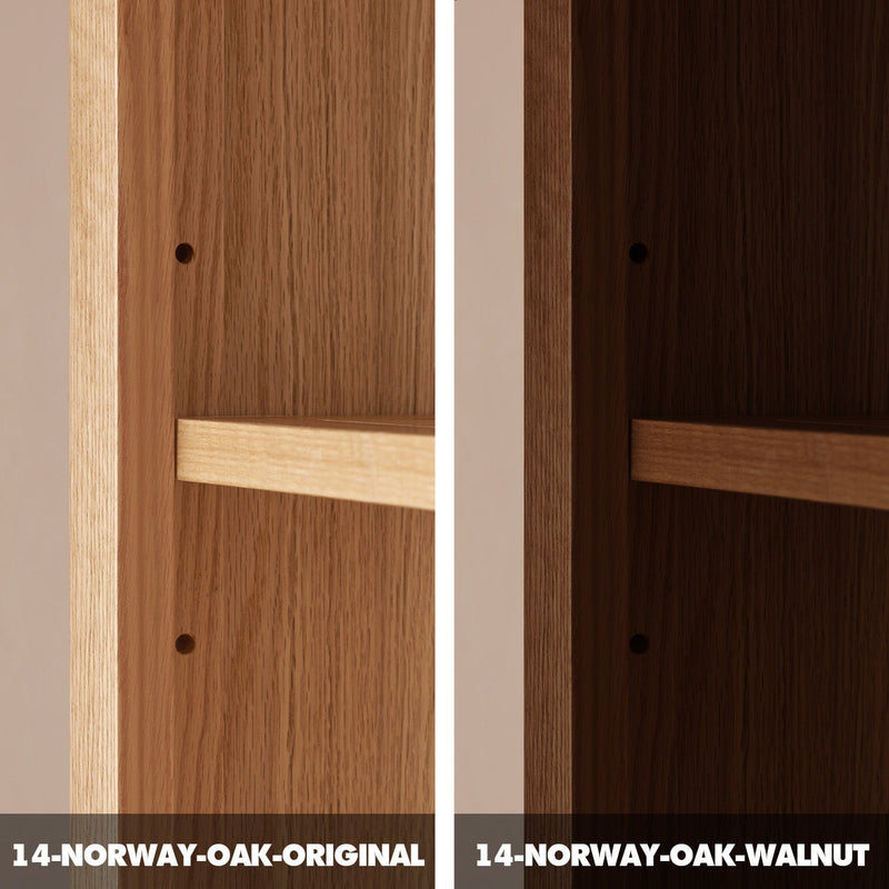 more color details of Scandinavian Oak Wood Bookshelf NORWAY