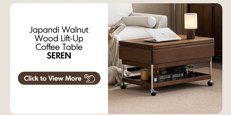 more product details and feature of Scandinavian Oak Wood TV Console BERRY WALNUT