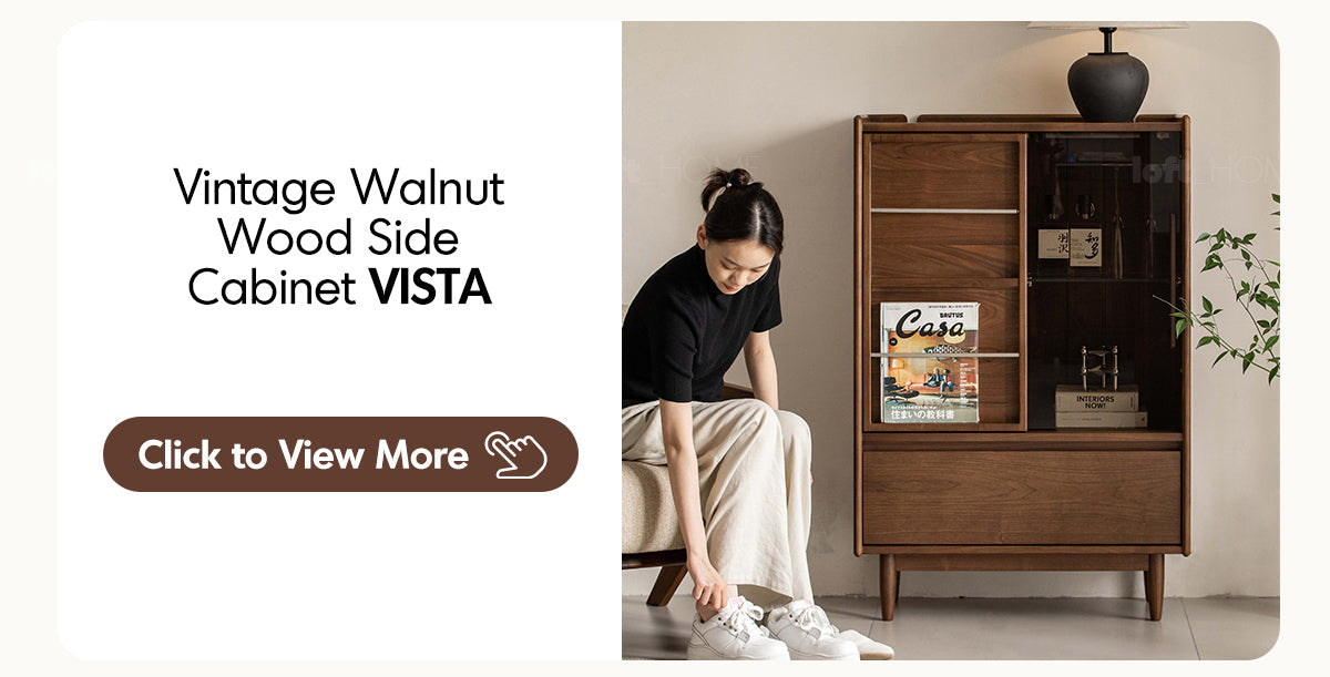 more product details and feature of Scandinavian Oak Wood TV Console DANYA WALNUT