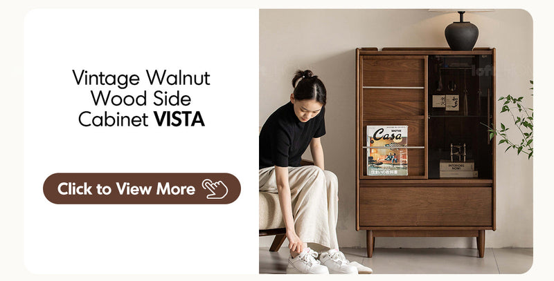 more product details and feature of Scandinavian Oak Wood TV Console DANYA WALNUT