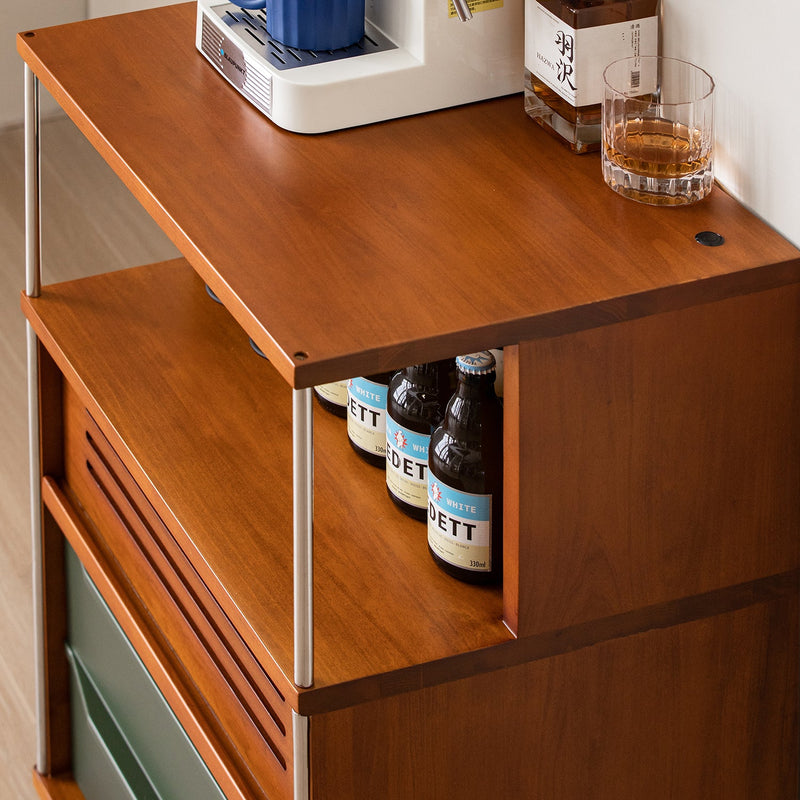 more color details of Bauhaus Boxwood Chest Of 3 Drawers SILVER WING