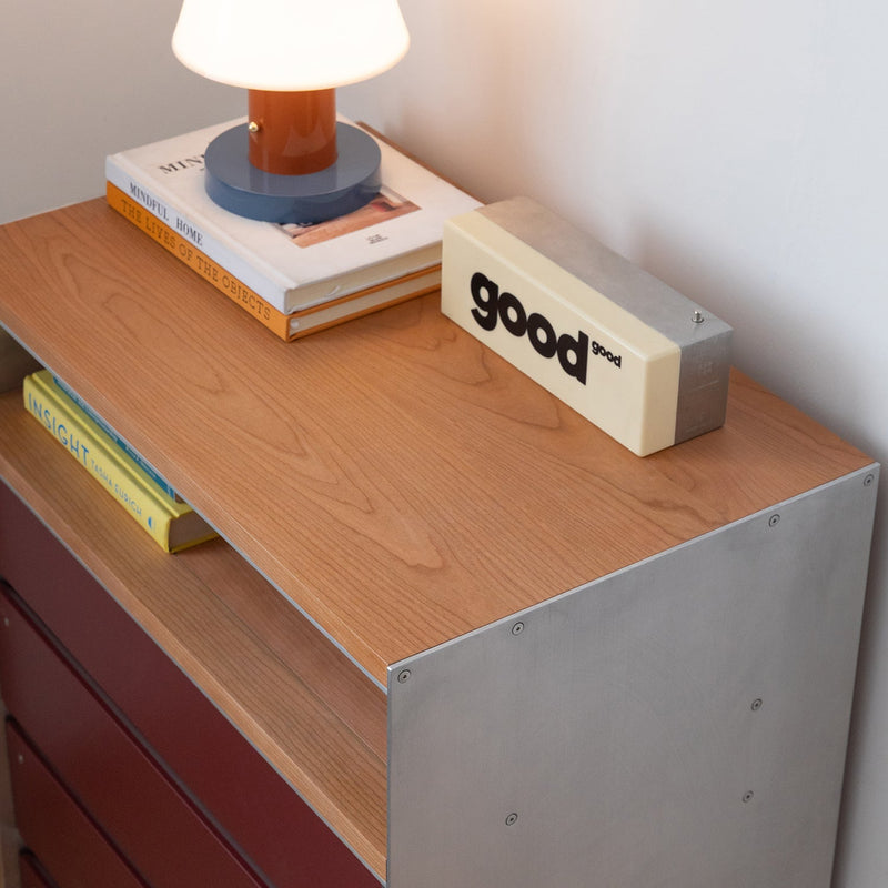 more color details of Bauhaus Aluminium Chest Of 5 Drawer GEOMETRIC