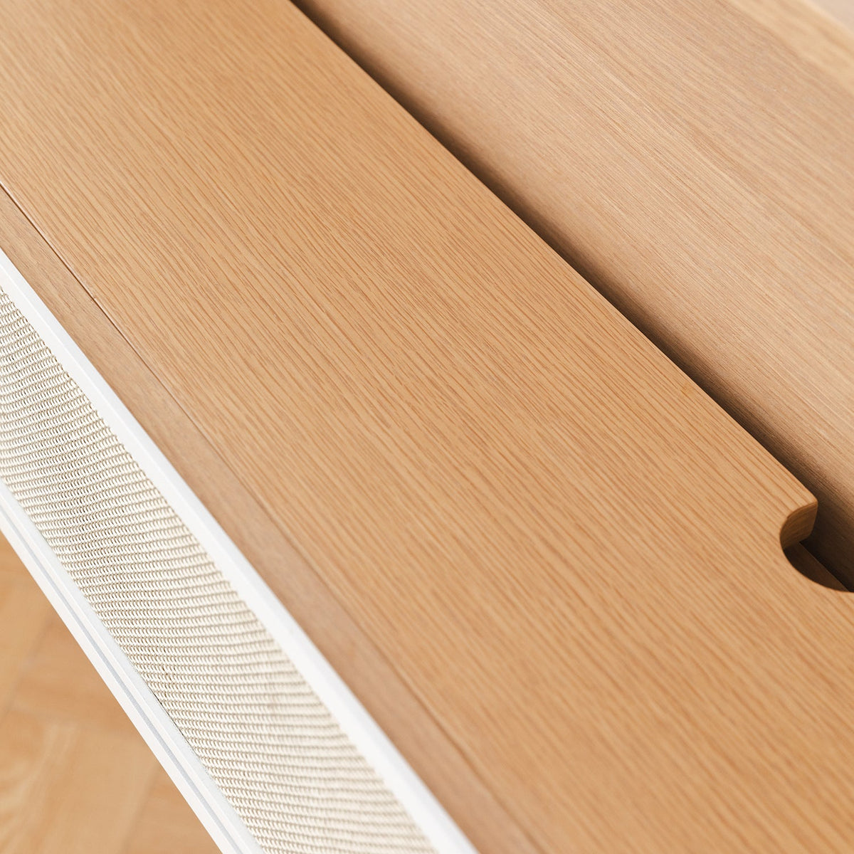 more color details of Minimalist Ash Wood Veneer TV Hanger ROAM