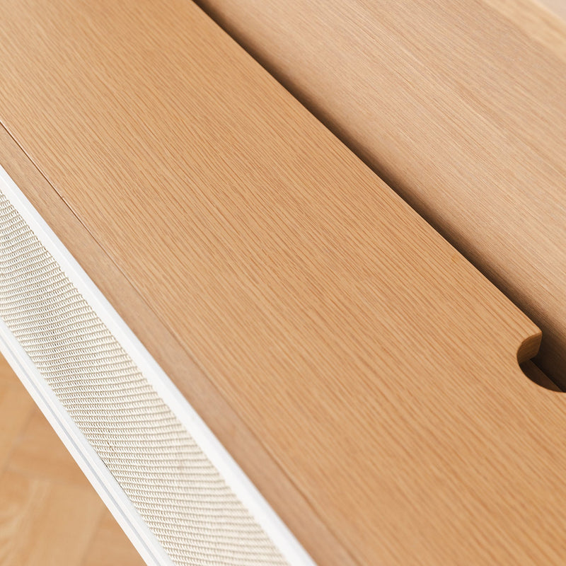 more color details of Minimalist Ash Wood Veneer TV Hanger ROAM