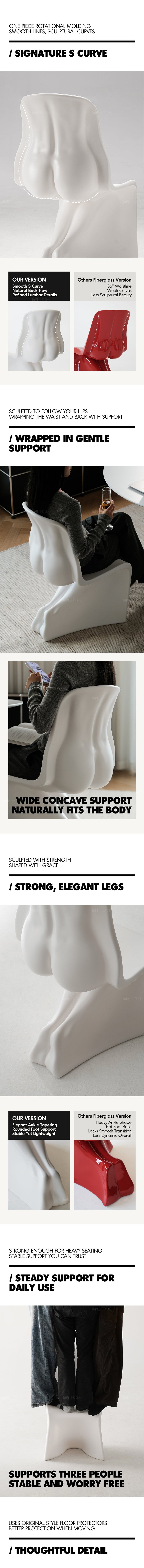 more product details and feature of Bauhaus Plastic Dining Chair HER