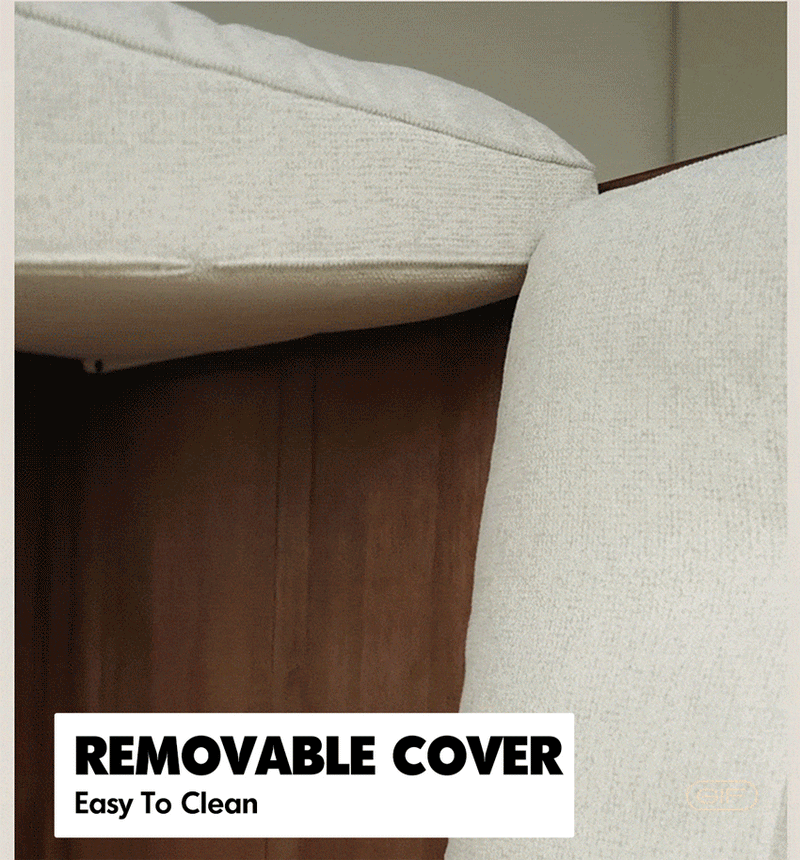 more product details and feature of Japandi Walnut Wood Genuine Leather Bed NOIR