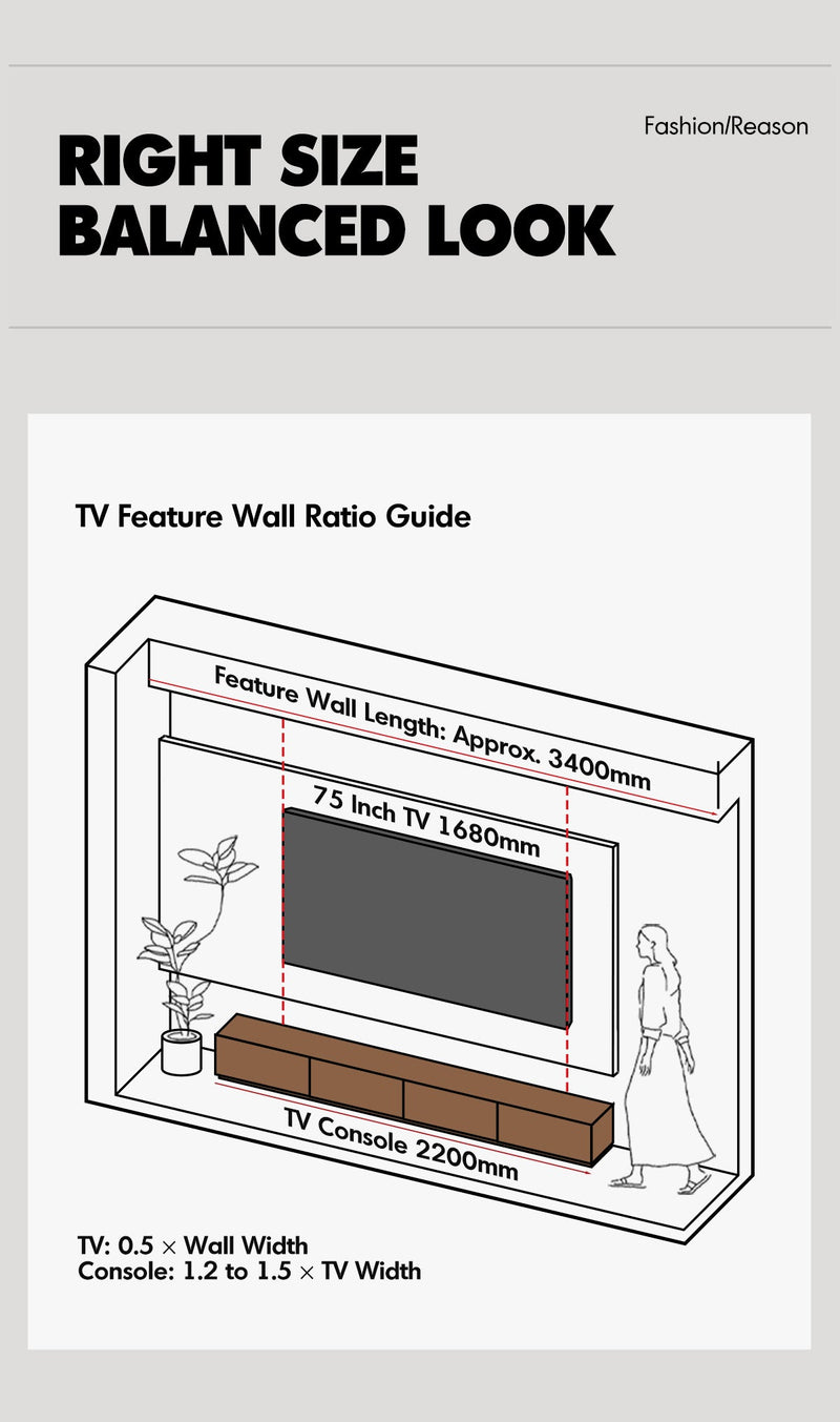 more product details and feature of Scandinavian Oak Wood TV Console ROCKWELL