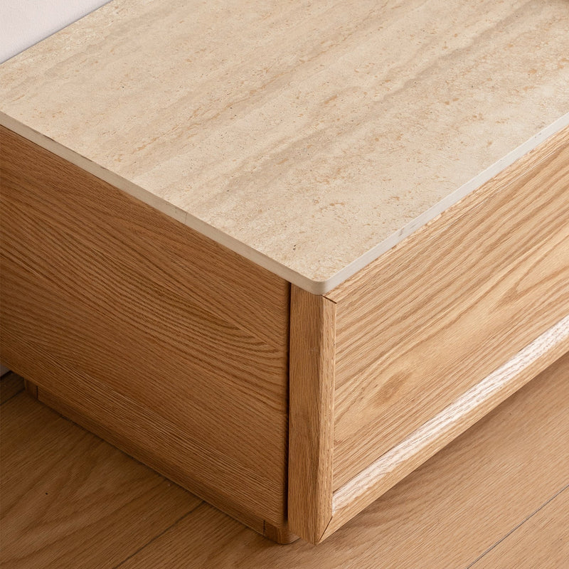 more color details of Scandinavian Oak Wood TV Console ROCKWELL