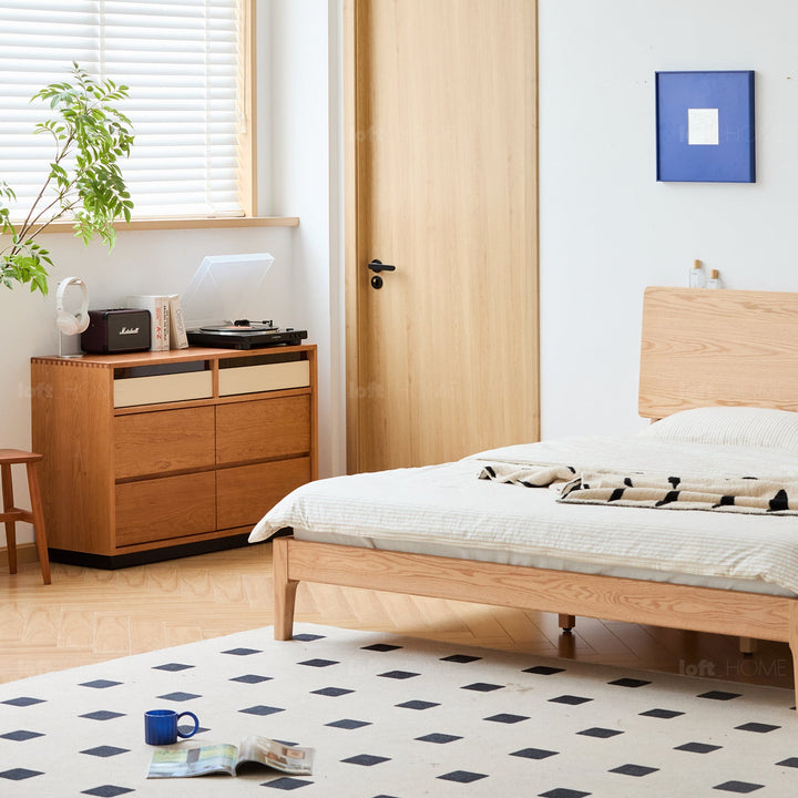 Scandinavian Cherry Wood Chest Of Drawers TIMELESS 6