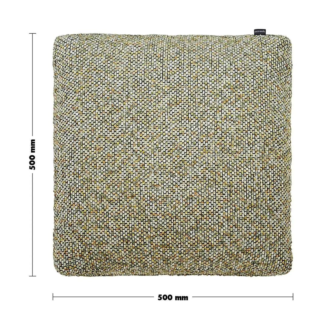 Modern fabric sofa pillow summer green size charts.