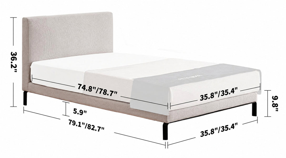 Minimalist Fabric Bed VEM Size Chart_2