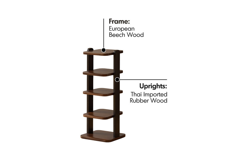 more material details of Bauhaus Wood Shoe Shelf FLOW