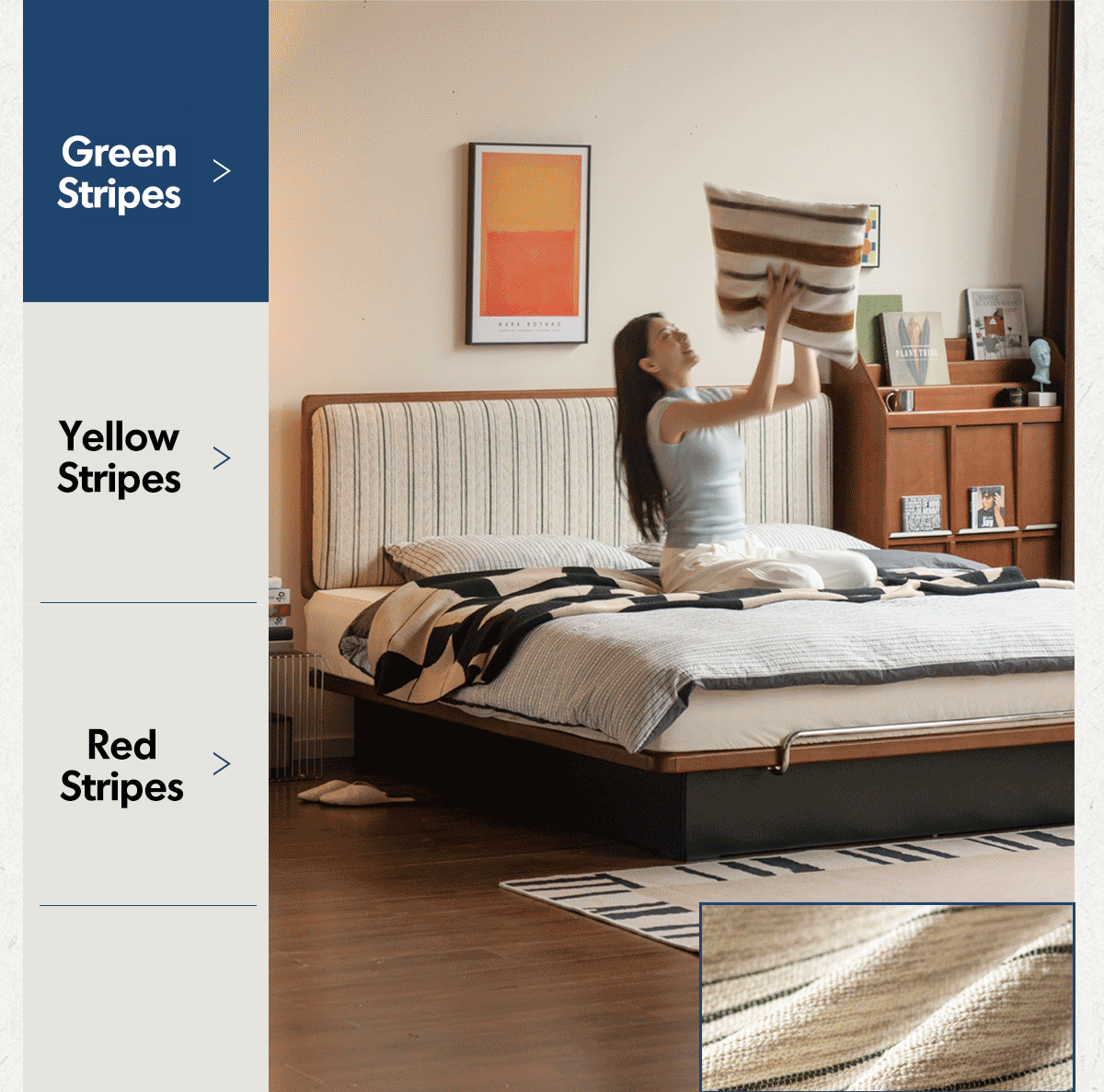 more product details and feature of Bauhaus Boxwood Storage Bed FILM
