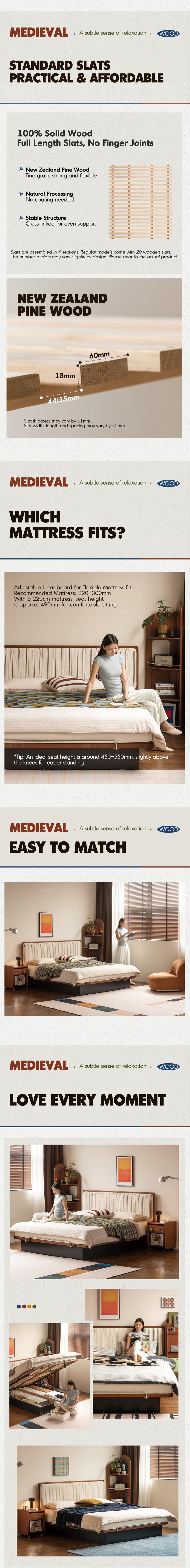 more product details and feature of Bauhaus Boxwood Storage Bed FILM