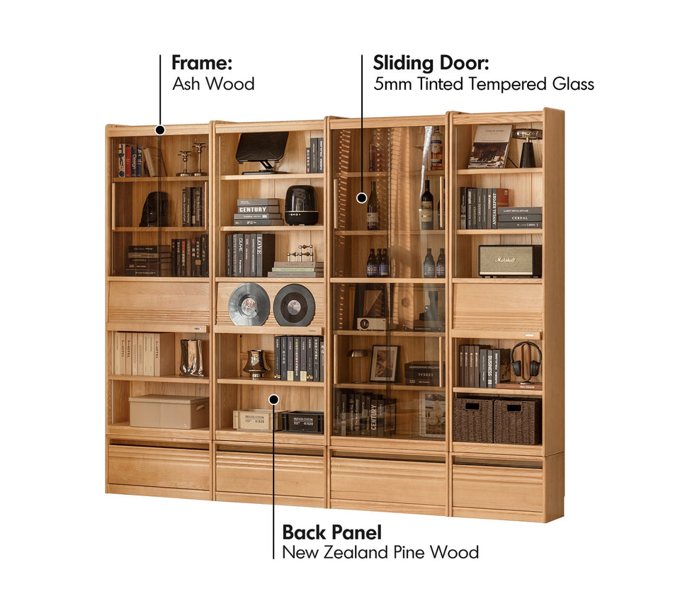 more material details of Scandinavian Ash Wood Bookshelf GALLERY
