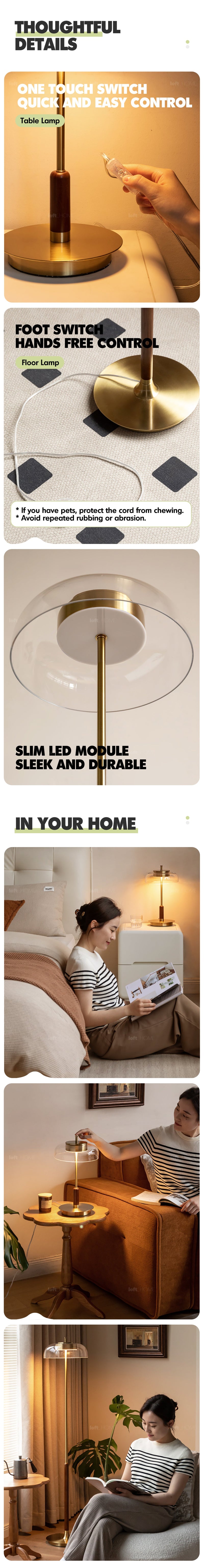 more product details and feature of Bauhaus Brass Table Lamp DREAM