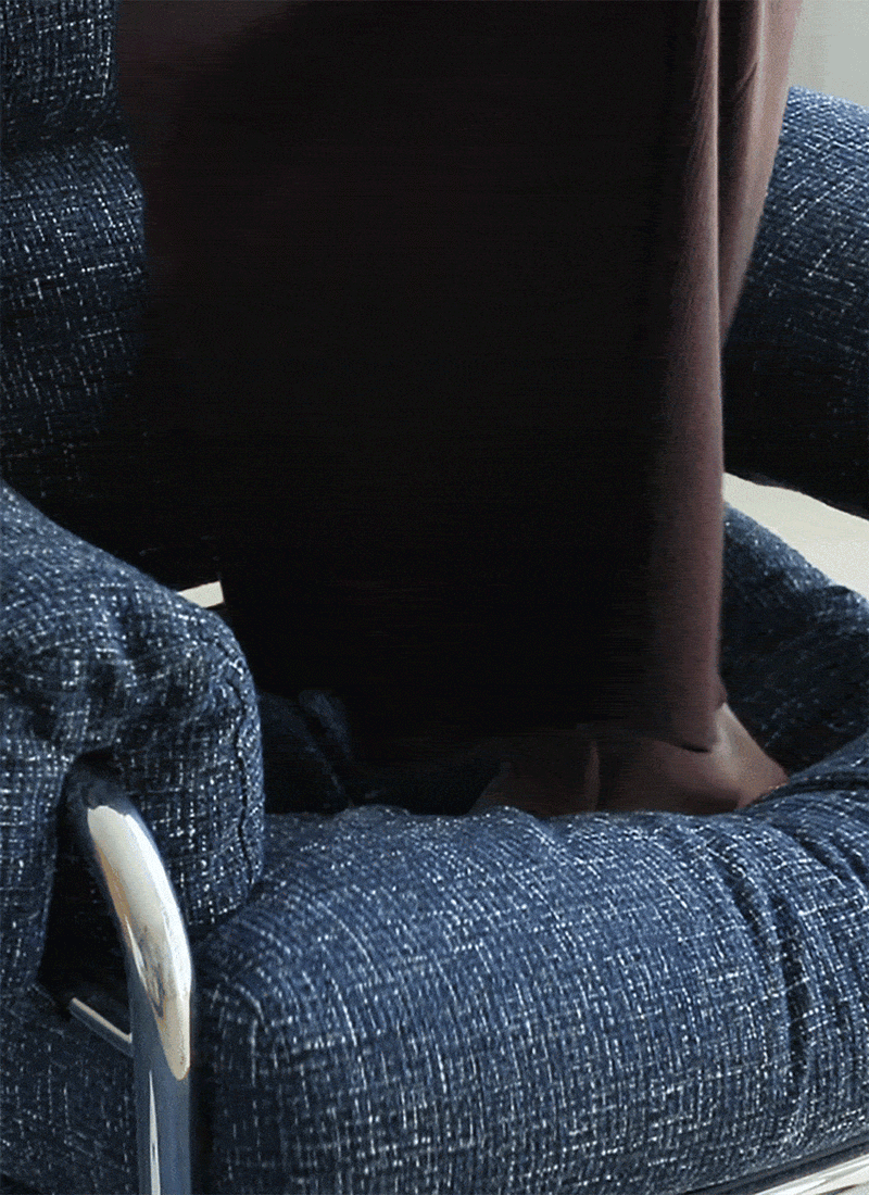 more product details and feature of Bauhaus Mix Weave Fabric 1 Seater Sofa BECCA
