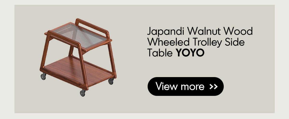 more product details and feature of Japandi Walnut Wood Sintered Stone Storage Side Cabinet AXIS