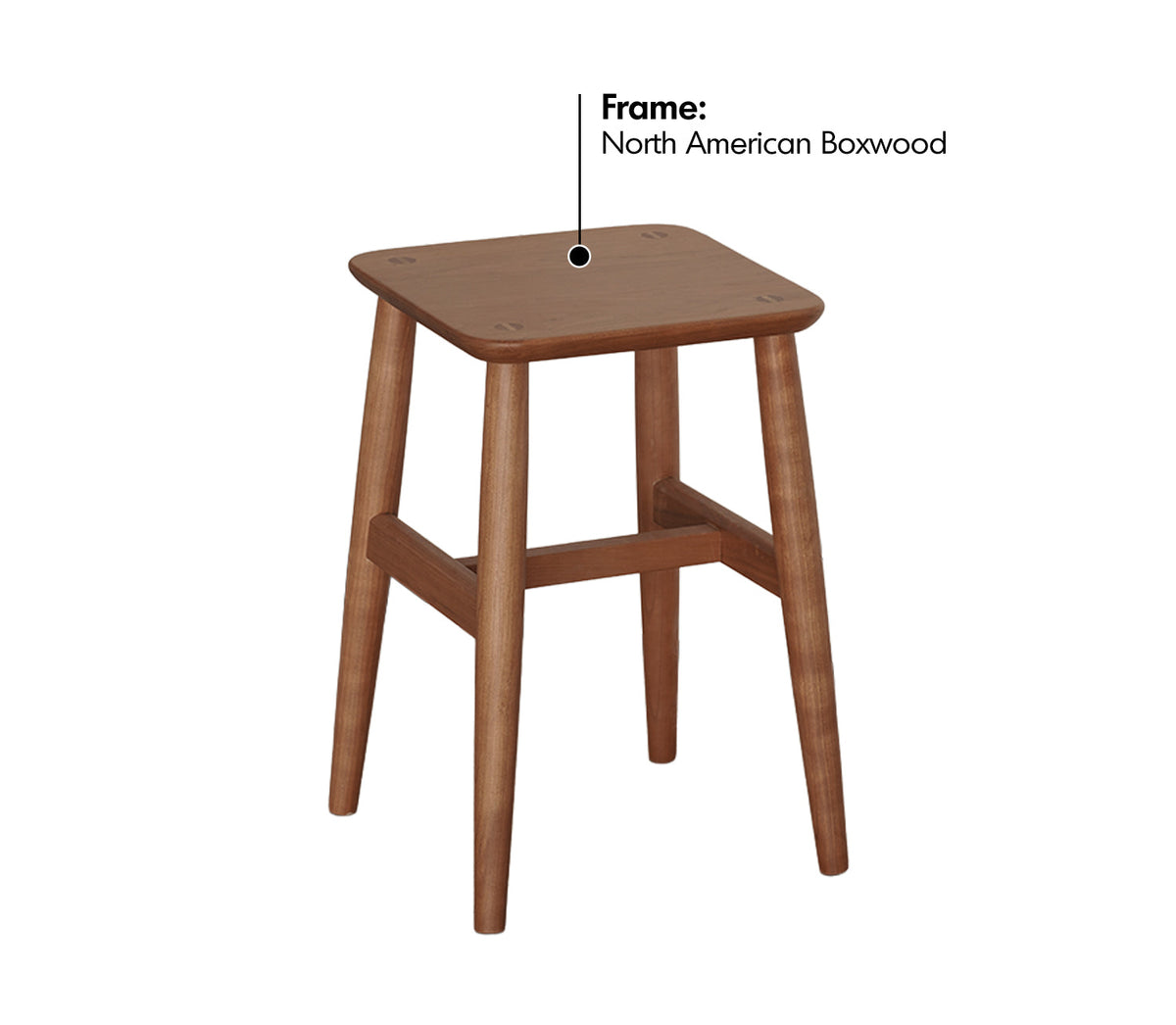 more material details of Vintage Boxwood Stool MELLOW