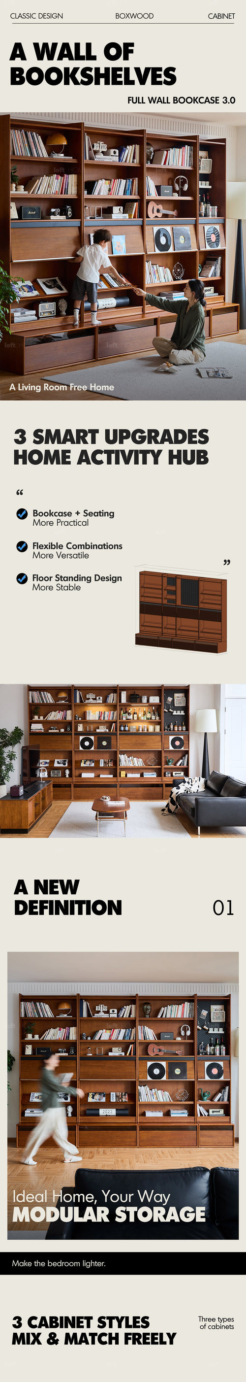 Vintage Boxwood Modular Bookshelf MURA Good to Know Preview-1