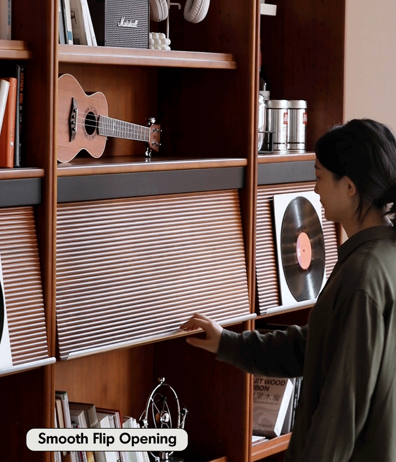 more product details and feature of Vintage Boxwood Modular Bookshelf MURA