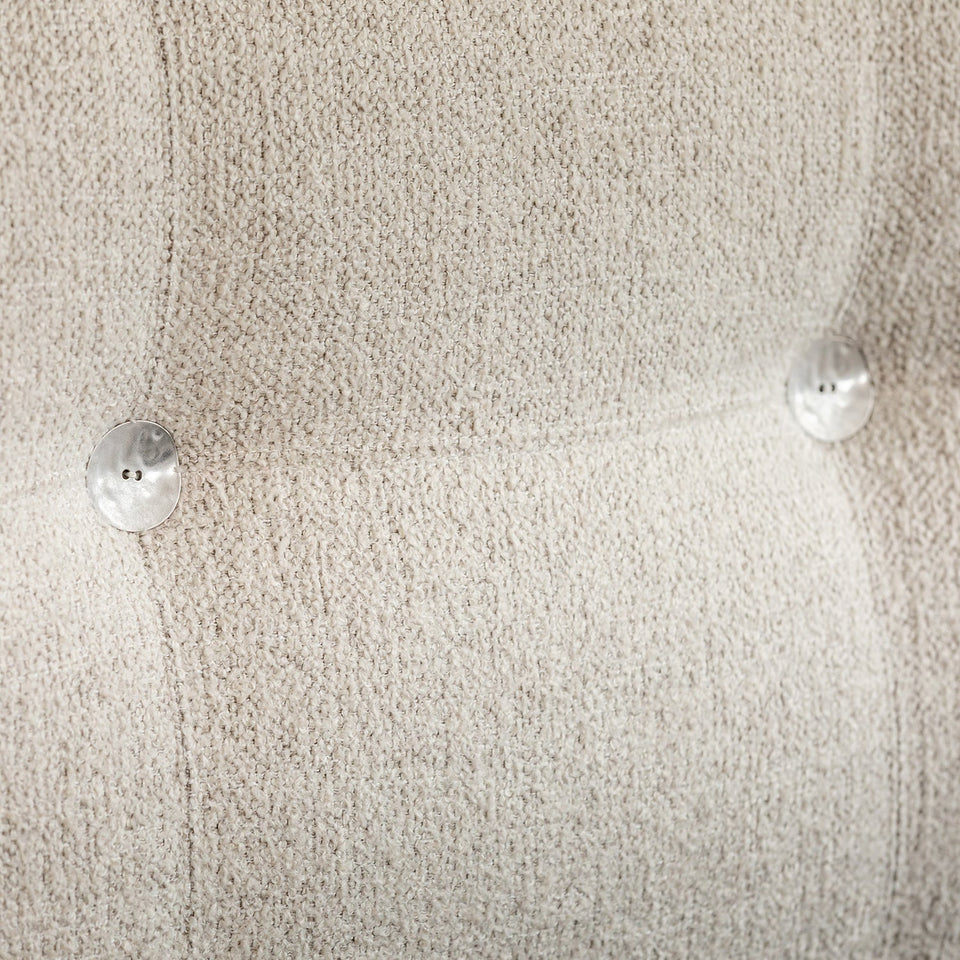 more color details of Minimalist Boucle Fabric Bed MORN