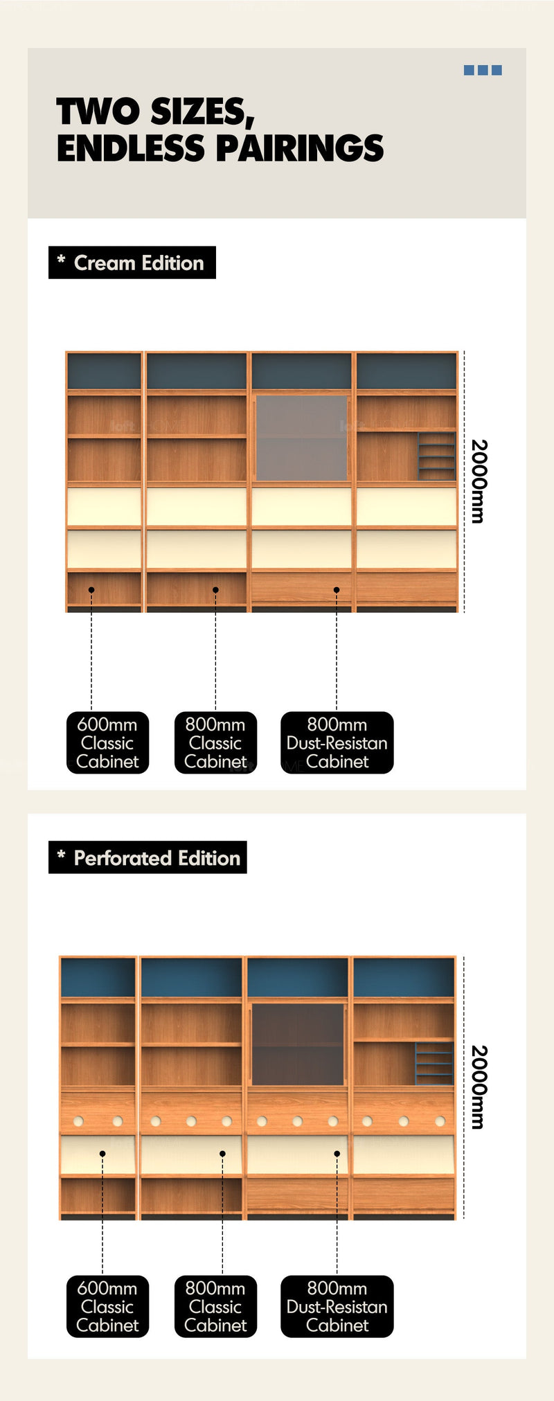 Scandinavian Cherry Wood Bookshelf TIME More Details and Instruction_3