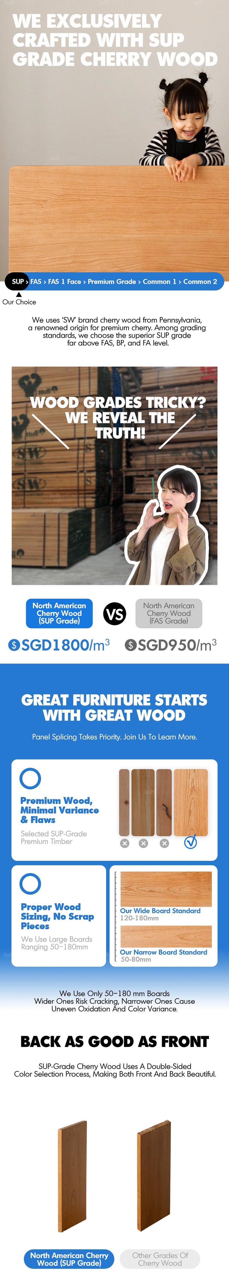 Scandinavian Cherry Wood Side Table SHELL More Details and Instruction_3