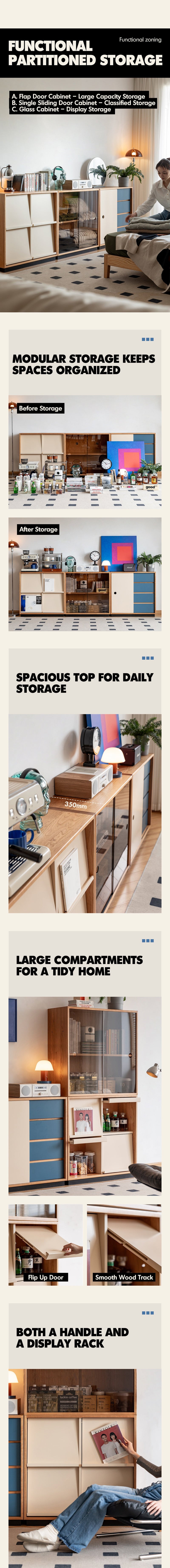 Bauhaus Cherry Wood Modular Cabinet TIME More Details and Instruction_3