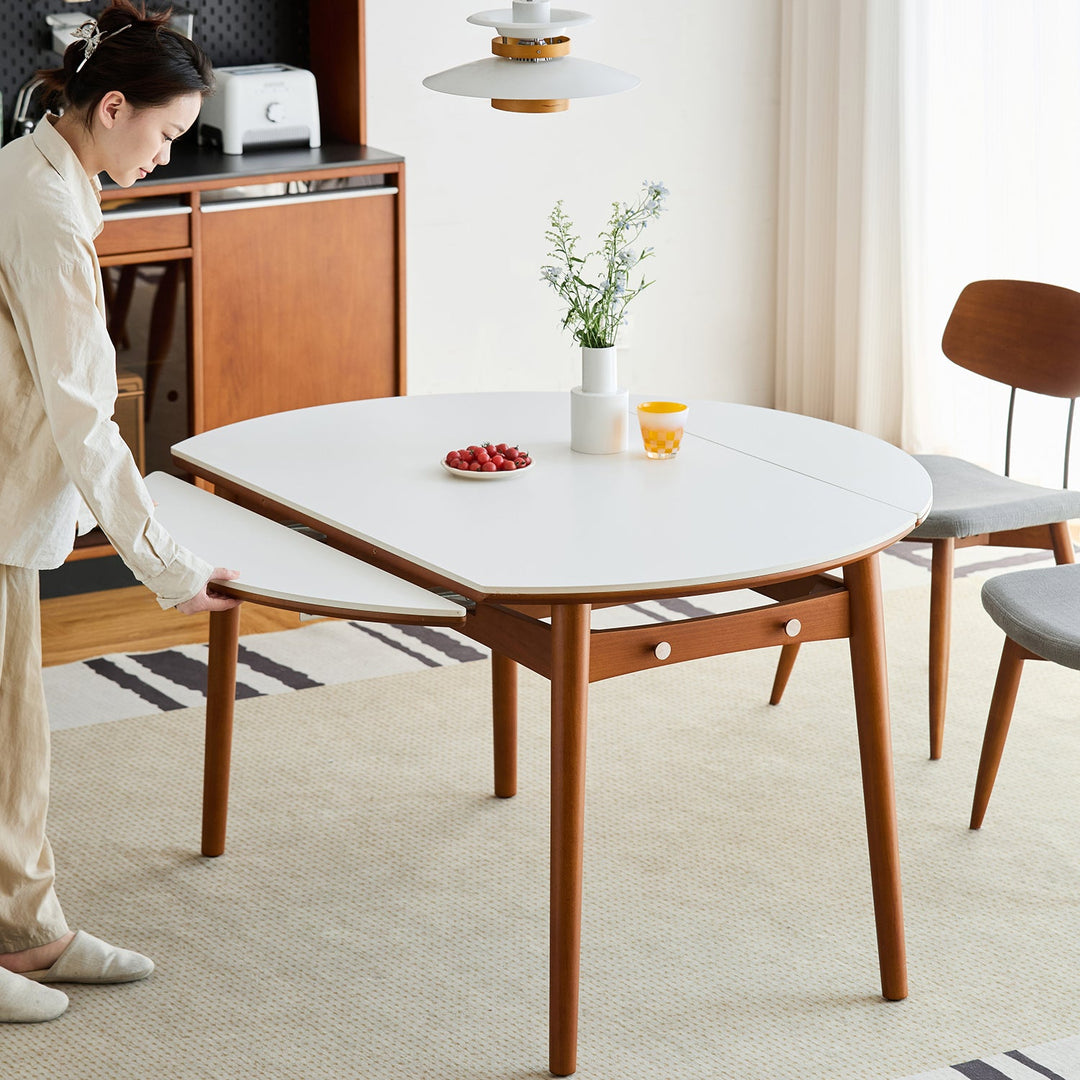 Vintage Sintered Stone Extendable Dining Table MINIMA