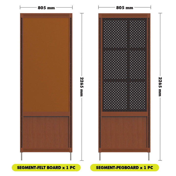 Vintage Boxwood Modular Hanging Wall Shelf System MUSE ENTRYWAY