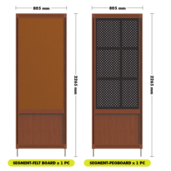 Vintage Boxwood Modular Hanging Wall Shelf System MUSE STUDY